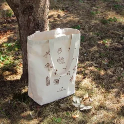 Nature Treasure Hunt Canvas Book Tote