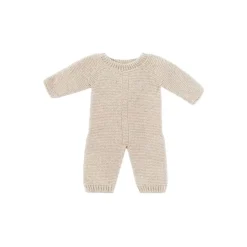 Oatmeal Knit Doll Pajamas - 15''