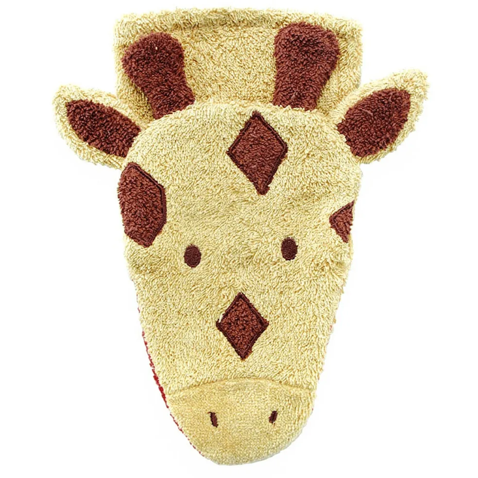Organic Giraffe Washcloth Hand Puppet