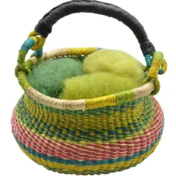 Organic Wool Easter Grass