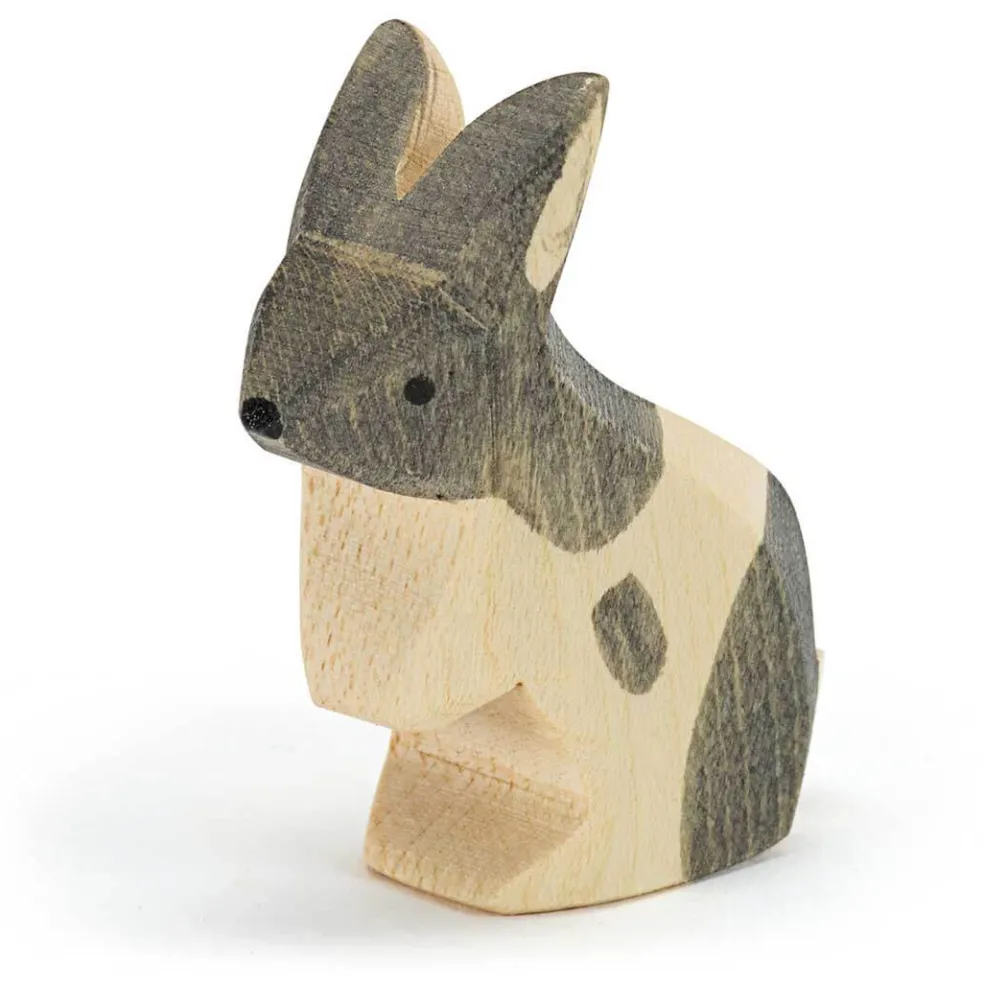 Ostheimer Rabbit, Black and White, Standing