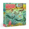 Otters At Play - 64 Piece Jigsaw Puzzle