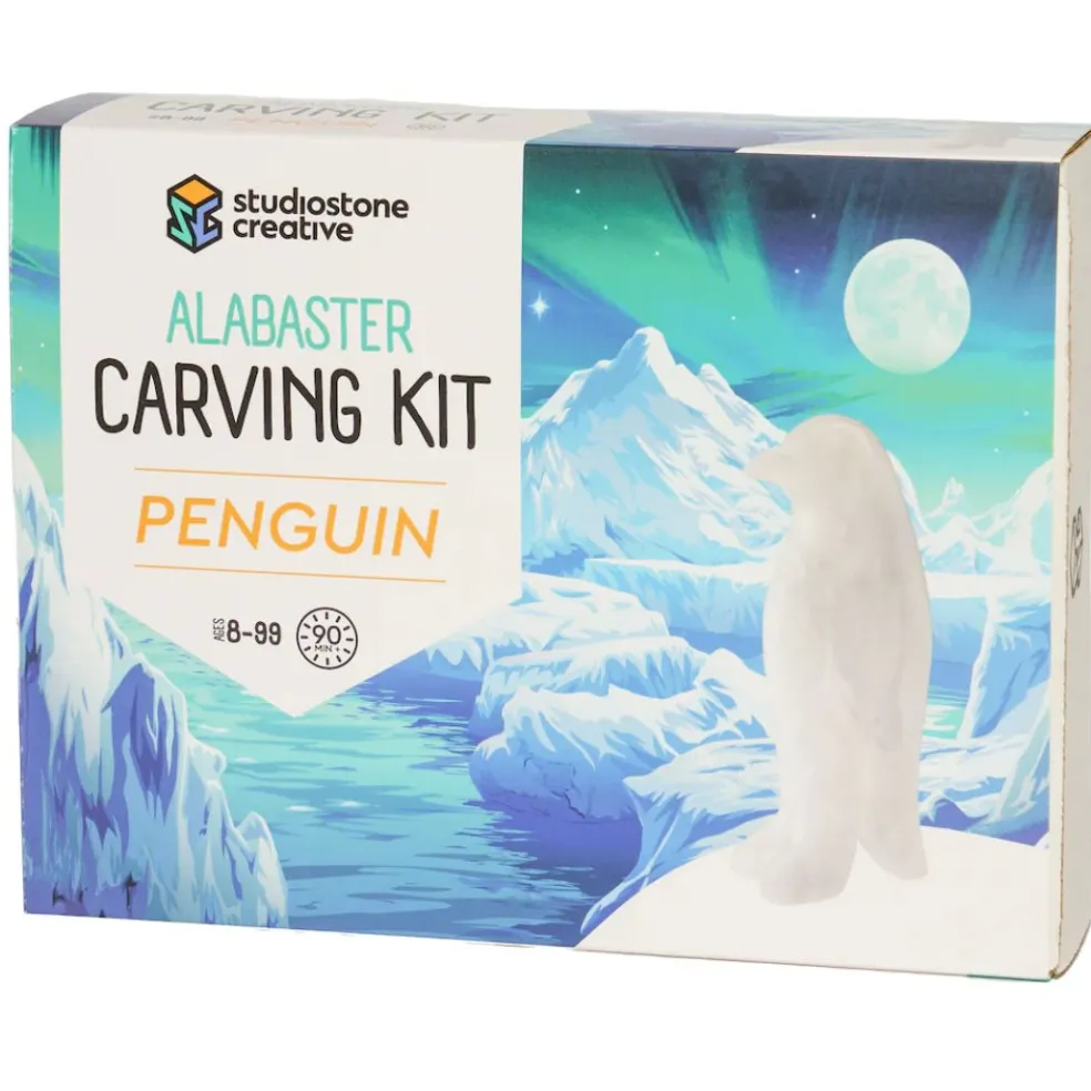 Penguin Alabaster Carving Kit