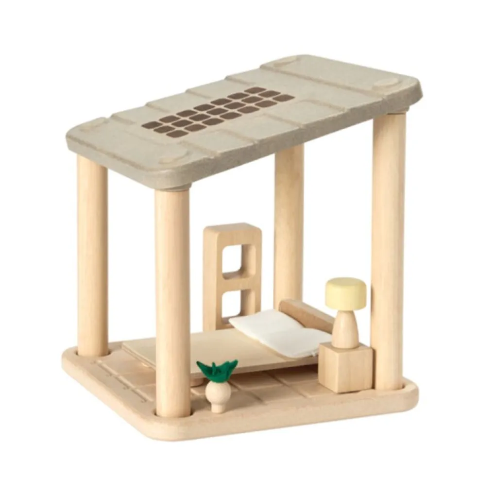 PlanSpace Modular Wooden Dollhouse - Bedroom