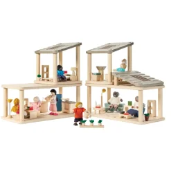 PlanSpace Modular Wooden Dollhouse - Bedroom