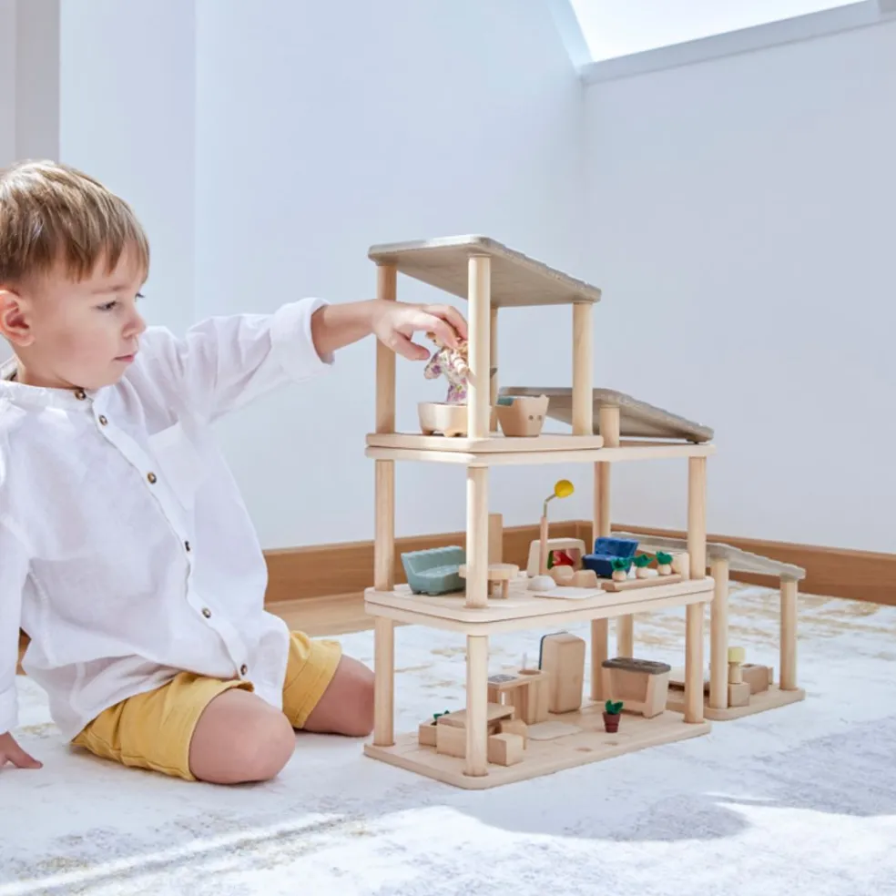 PlanSpace Modular Wooden Dollhouse - Bathroom