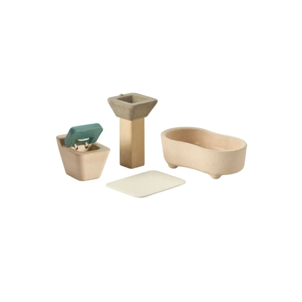 PlanSpace Modular Wooden Dollhouse - Bathroom
