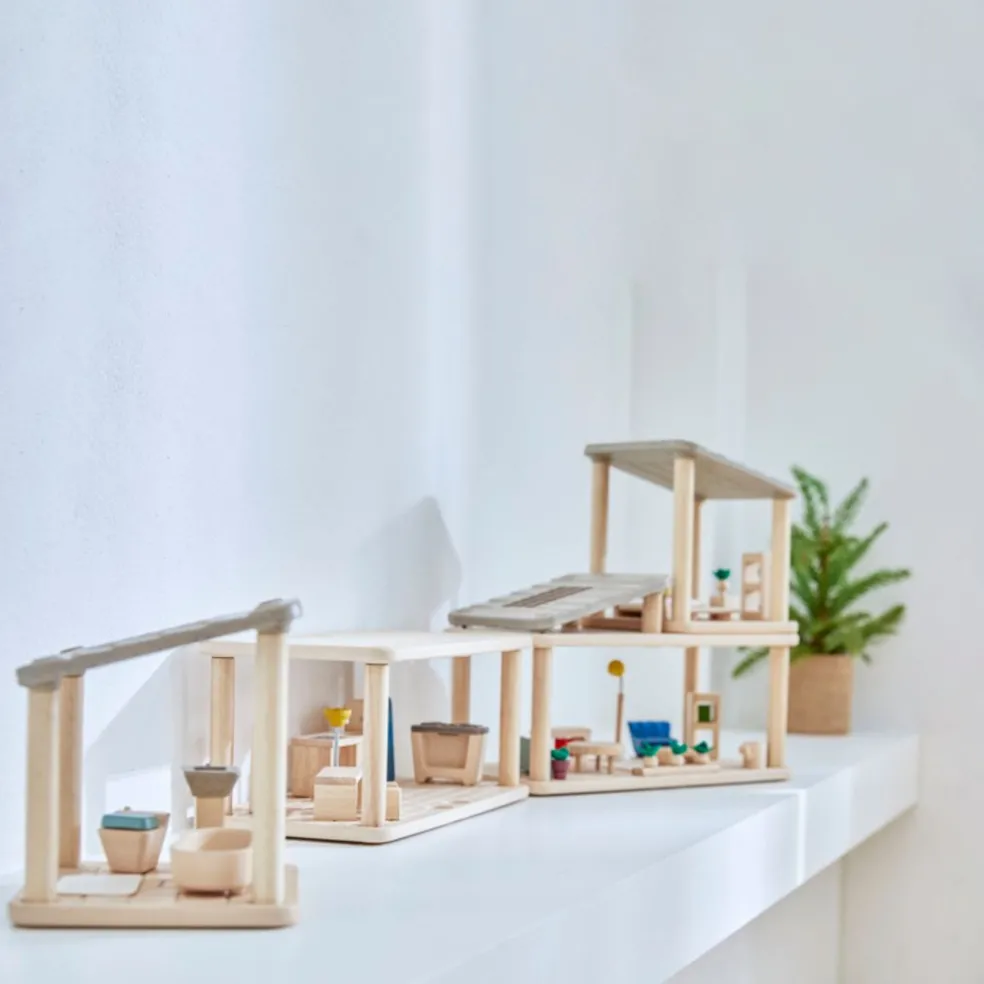 PlanSpace Modular Wooden Dollhouse - Bedroom