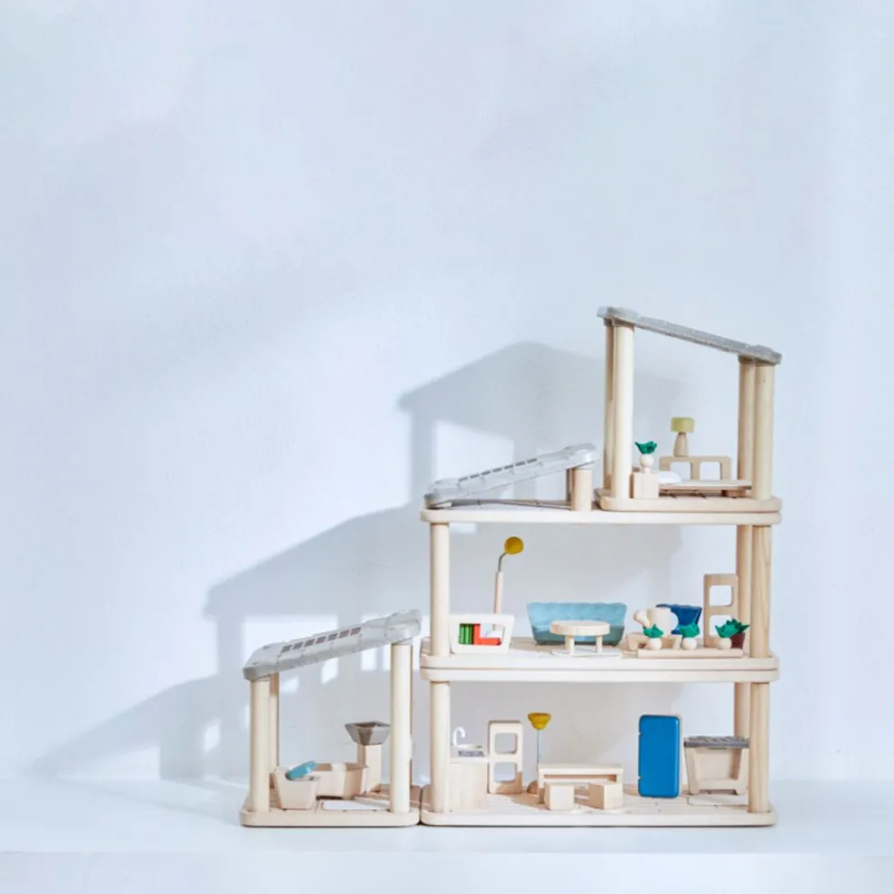 PlanSpace Modular Wooden Dollhouse - Bedroom