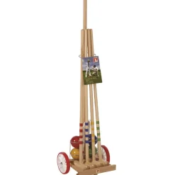 4 Player Croquet Set with Trolley