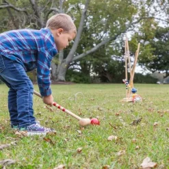 4 Player Croquet Set with Trolley