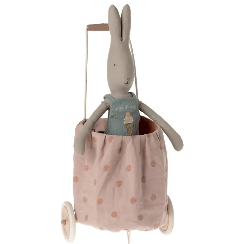 Polka Dot Trolley - Rose