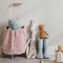 Polka Dot Trolley - Rose