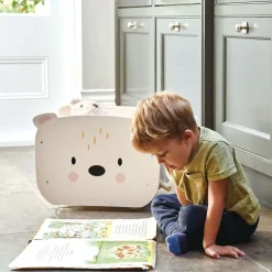 Pull Along Bear Cart and Toy Box