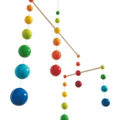 Rainbow Balls - Wooden Mobile