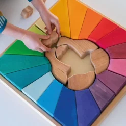 Rainbow Lion Wooden Puzzle