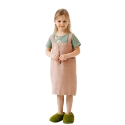 Rose Linen Pinafore Apron (Child and Adult Sizes)