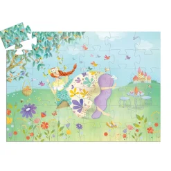 Silhouette Princess of Spring Jigsaw Puzzle