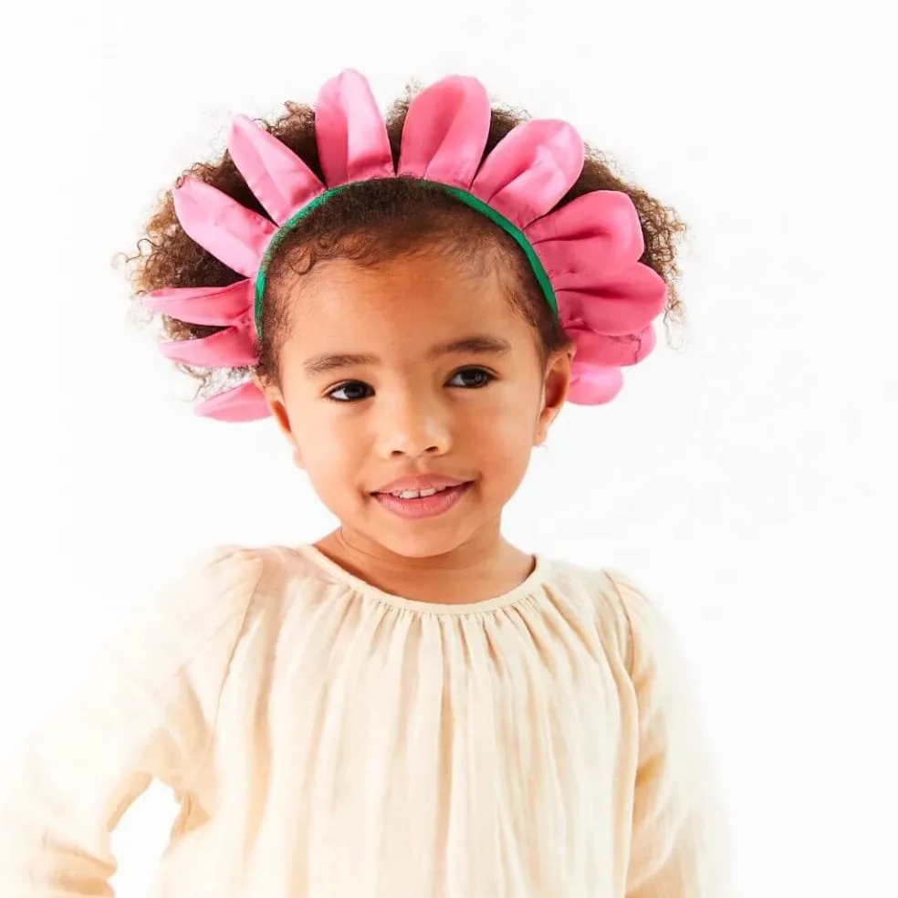 Silk Flower Petal Crown