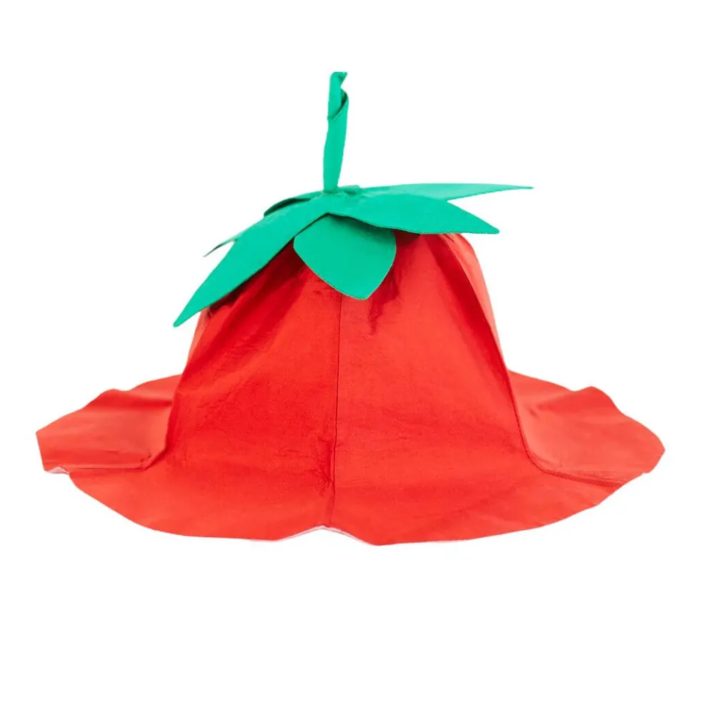 Silk Strawberry Hat
