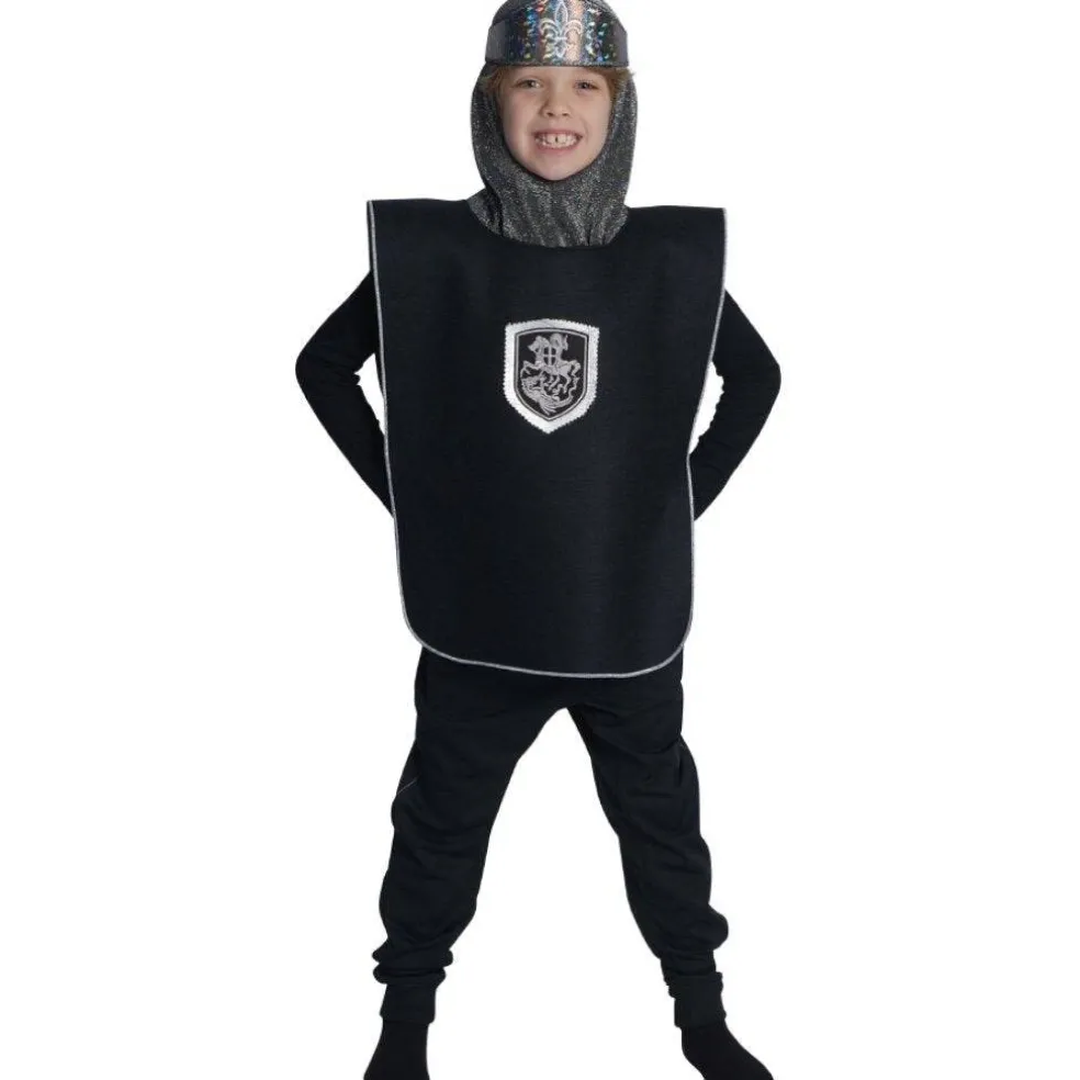Silver Knight Tabard & Crown Set
