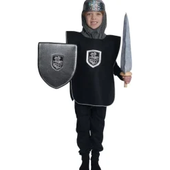 Silver Knight Tabard & Crown Set