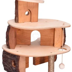 Small Wooden Tree House Dollhouse