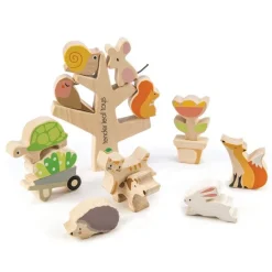Stacking Garden Friends Wooden Game