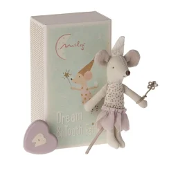 Tooth Fairy Mouse in a Matchbox - Little Sister