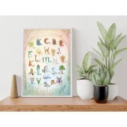 Waldorf Alphabet Poster
