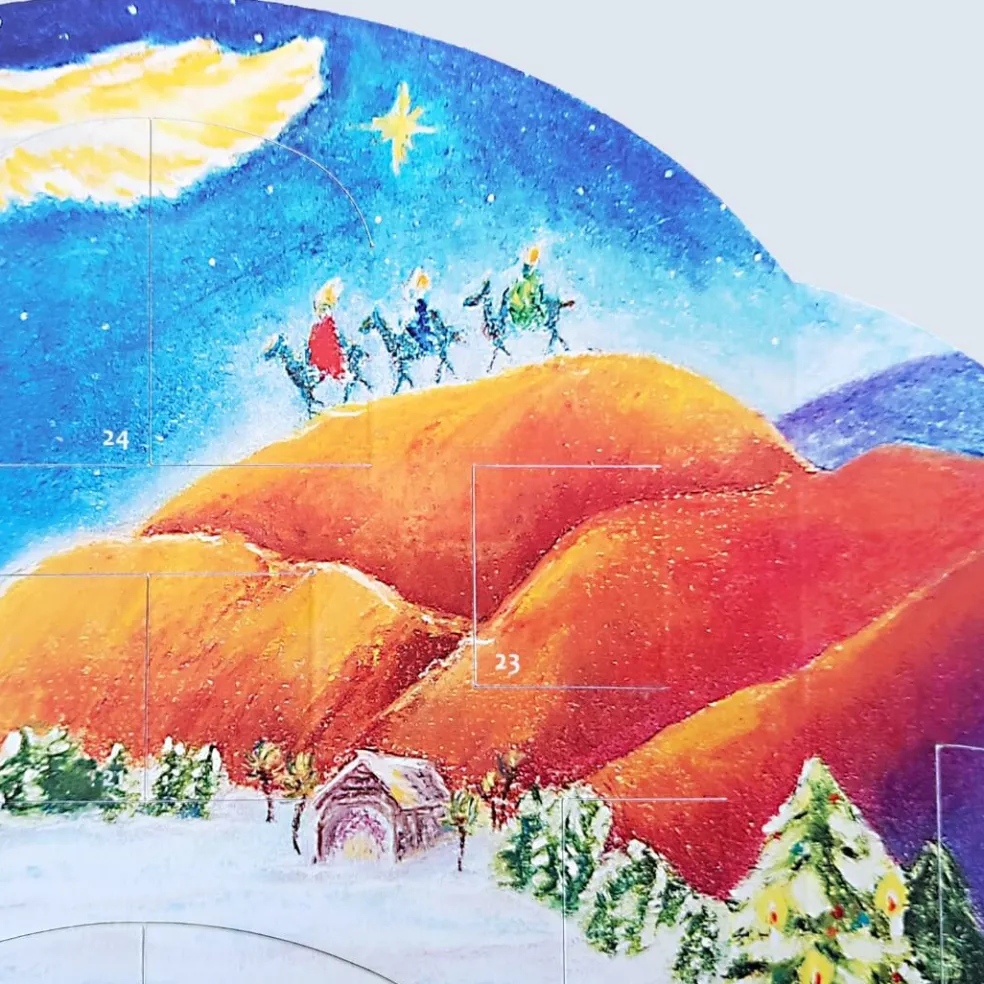 Waldorf Four Lights of Advent Calendar