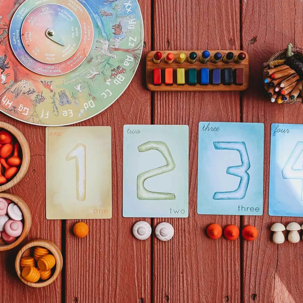 Waldorf Numbers Cards Set