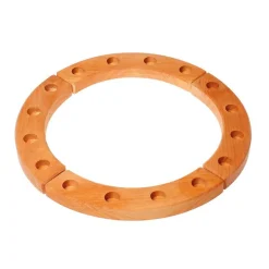Waldorf Wooden Birthday Ring - 16 Holes