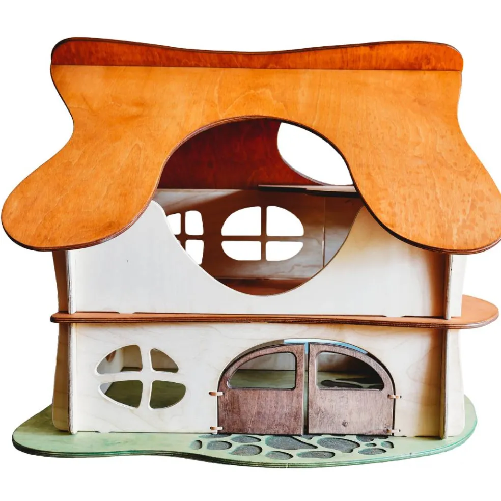 Waldorf Wooden Dollhouse by Twig Studio