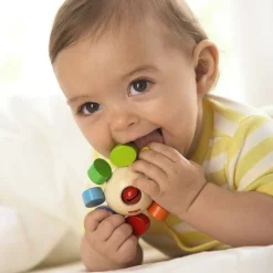 Whirlygig Wooden Baby Rattle