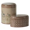 Winter Wonderland Metal Tins - 2 Piece Set