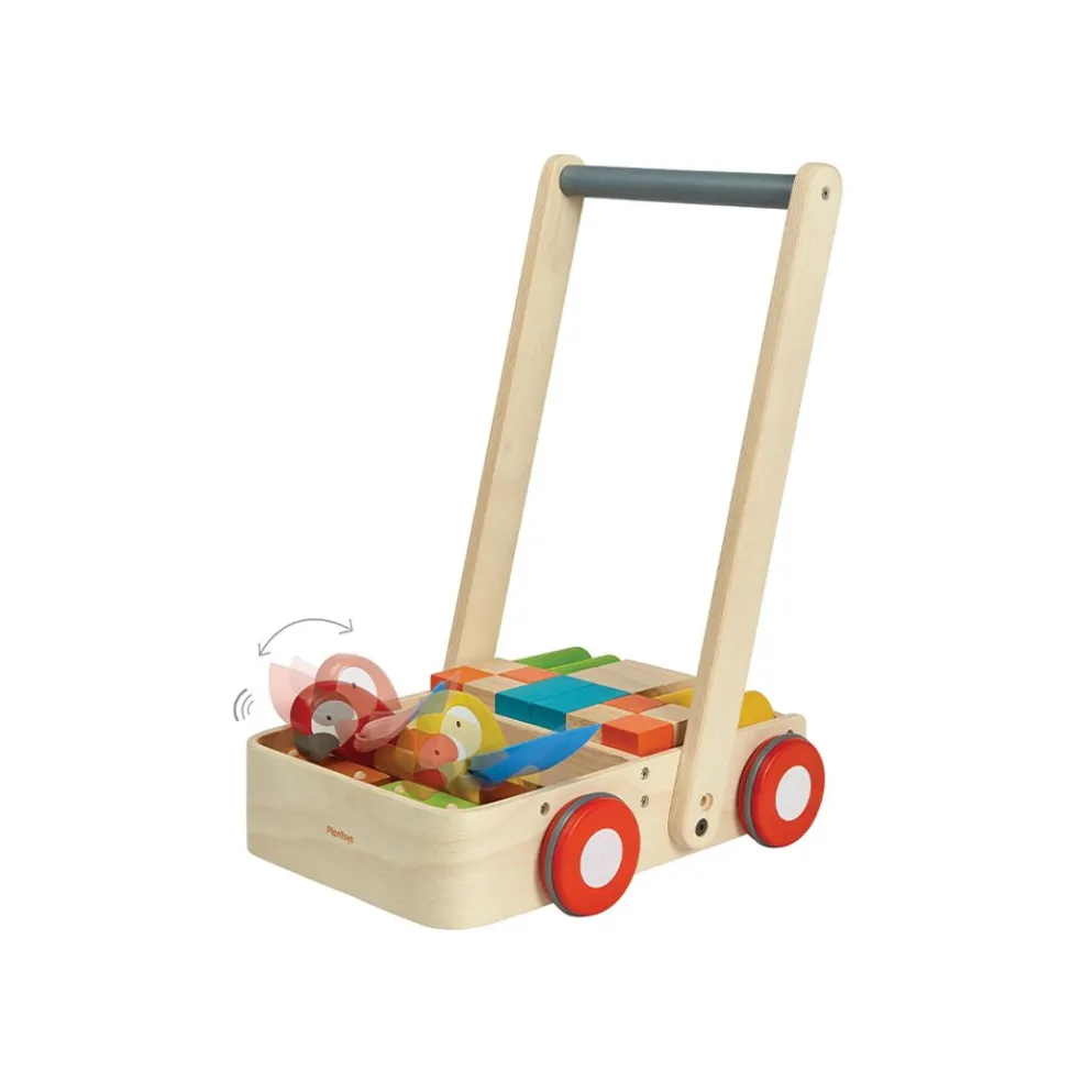 Wooden Bird Walker Wagon