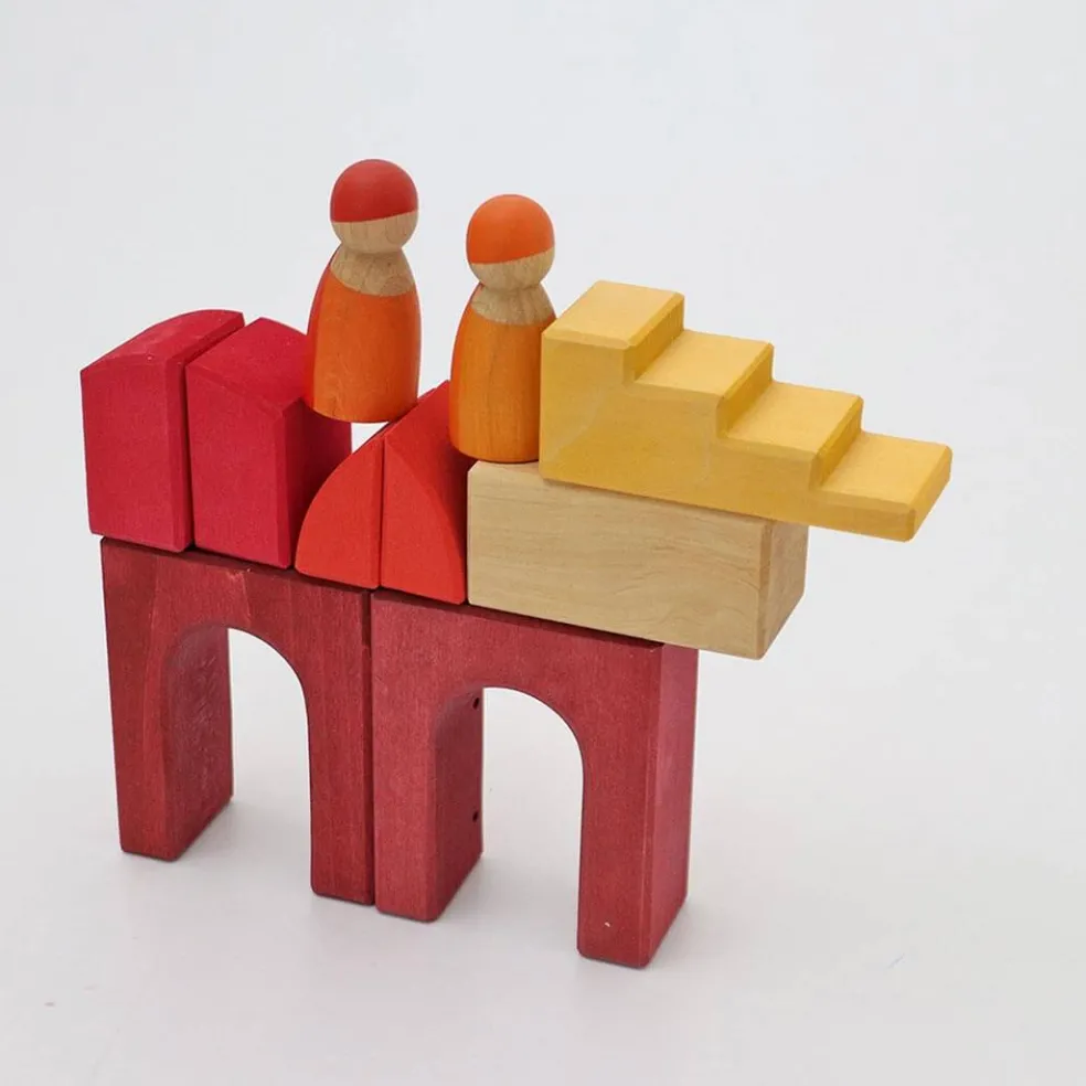 Wooden Building World Desert Sand Set