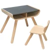 Wooden Chalkboard Table and Chair