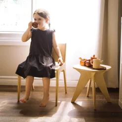 Wooden Child's Table and Chair Set
