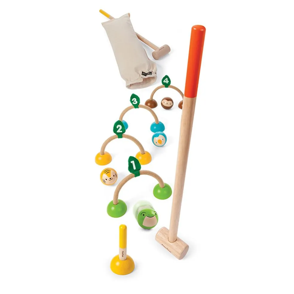 Wooden Croquet Set