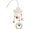 Wooden Dangling Figure Dots with Bell