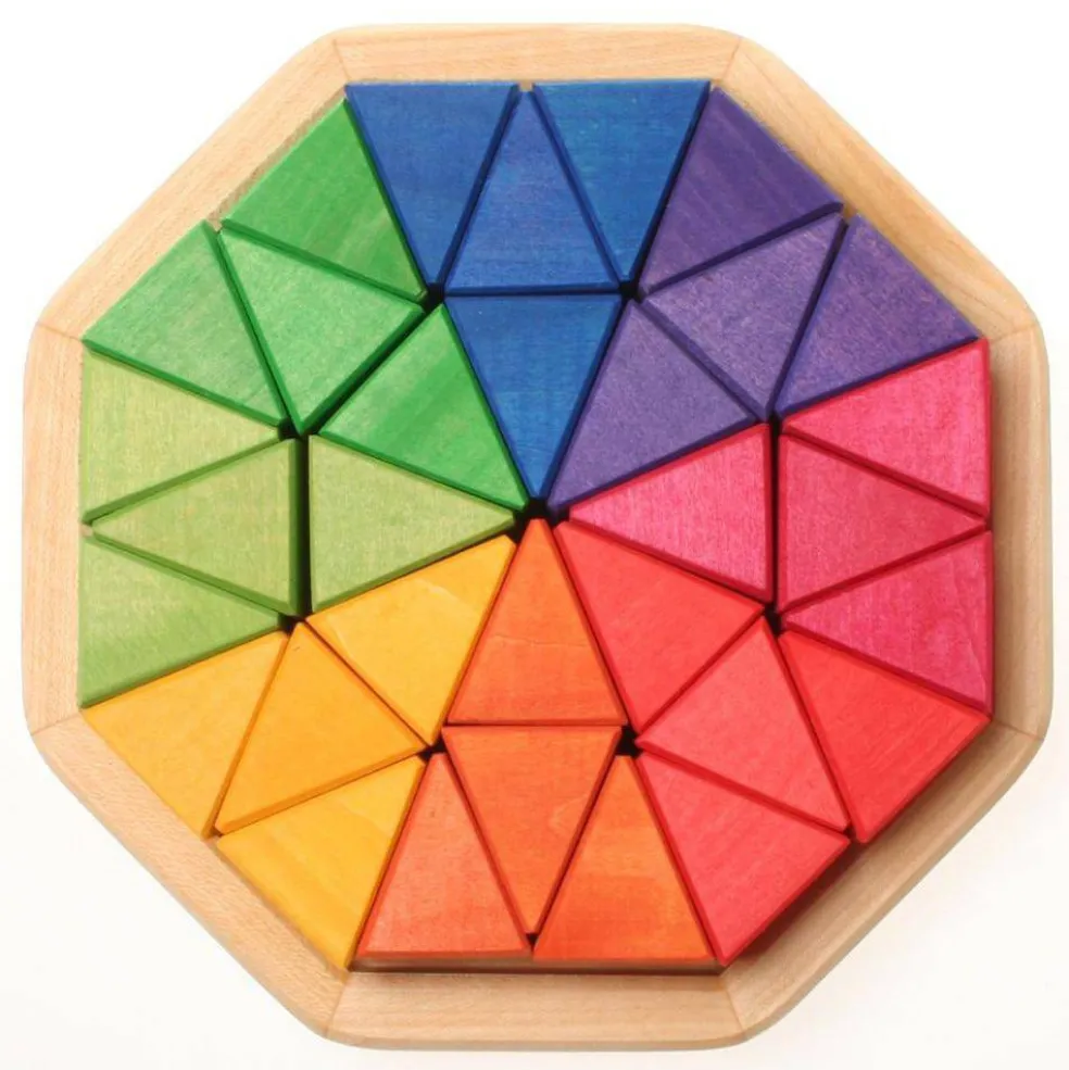Wooden Octagon Puzzle Blocks
