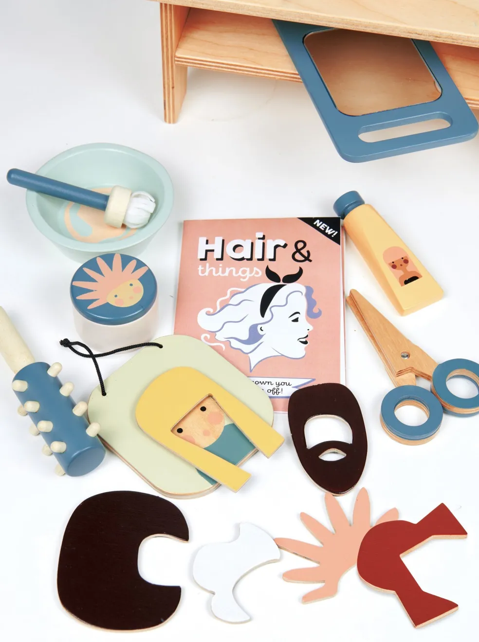Wooden Play Hair Salon