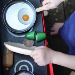 Wooden Puppet Theater & Play Market Stand