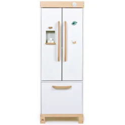 Wooden Refrigerator and Food Set