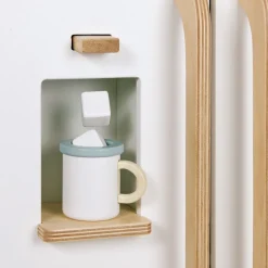 Wooden Refrigerator and Food Set