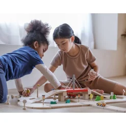 Wooden Road System Play Set