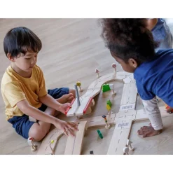 Wooden Road System Play Set