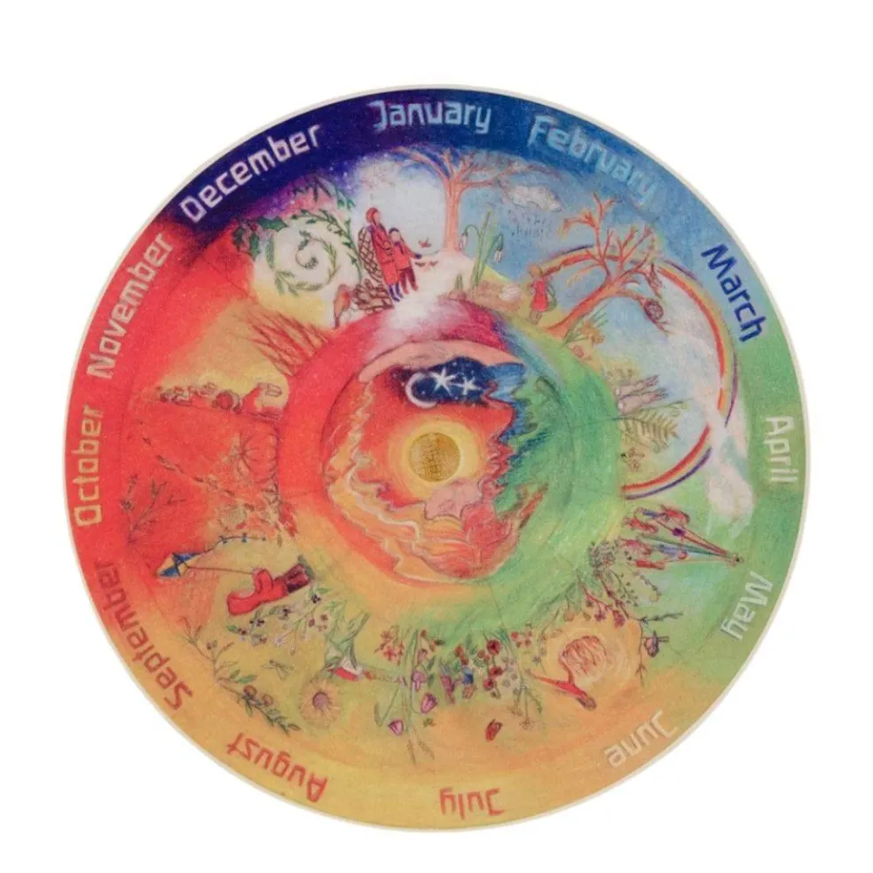 Wooden Seasonal Wheel - Northern Hemisphere